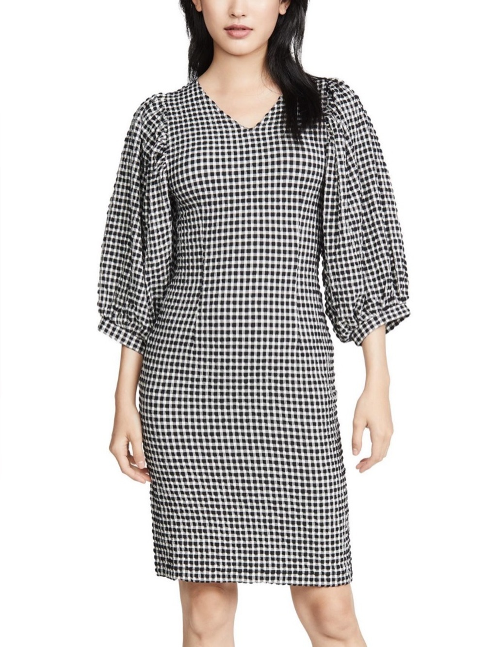 Mads Norgaard Copenhagen
Dolima Balloon Sleeve Dress Black/White Size 40 8 or 10